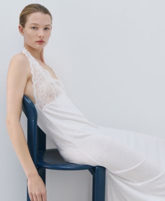 Women's Back Neckline Lace Nightgown