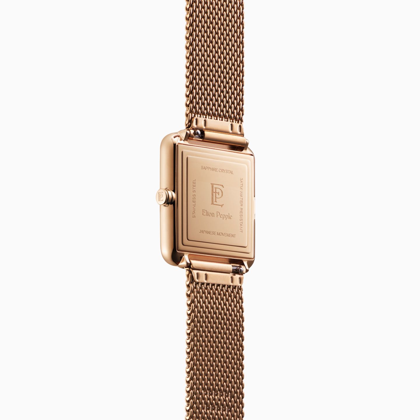 Elton Pepple Men's Modern Norwood, 38mm, цвет: Яичная скорлупа белый / Розовое золото — фото 2