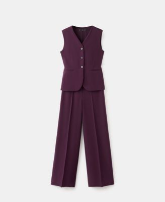 Women's Long Suit-Style Jumpsuit