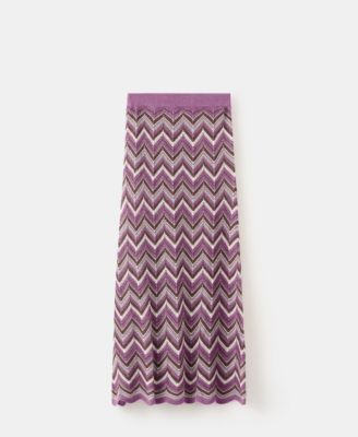 Women's Flared Knitted Skirt