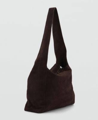Women's Suede Shopper Bag