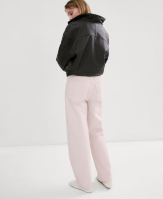 Women's High-Waisted Barrel Jeans