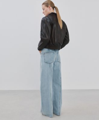 Women's Seams Detail Balloon Jeans