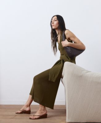 Women's Fine-Knit Flared Dress