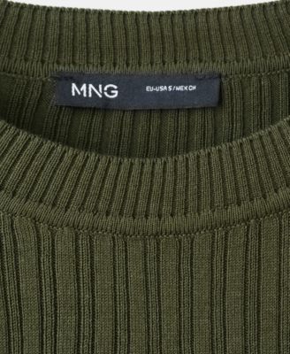 Women's Ribbed Knit T-Shirt