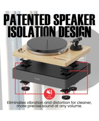 Vinyl Record Player, All-in-one Turntable with 2.1 Channel Built-in Speaker, Bluetooth 5.4, 120W, Built-in Subwoofer