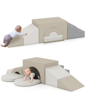 7-Piece Toddler Climbing Blocks Set, Soft PU Foam for Safe Indoor Play and Early Motor Development