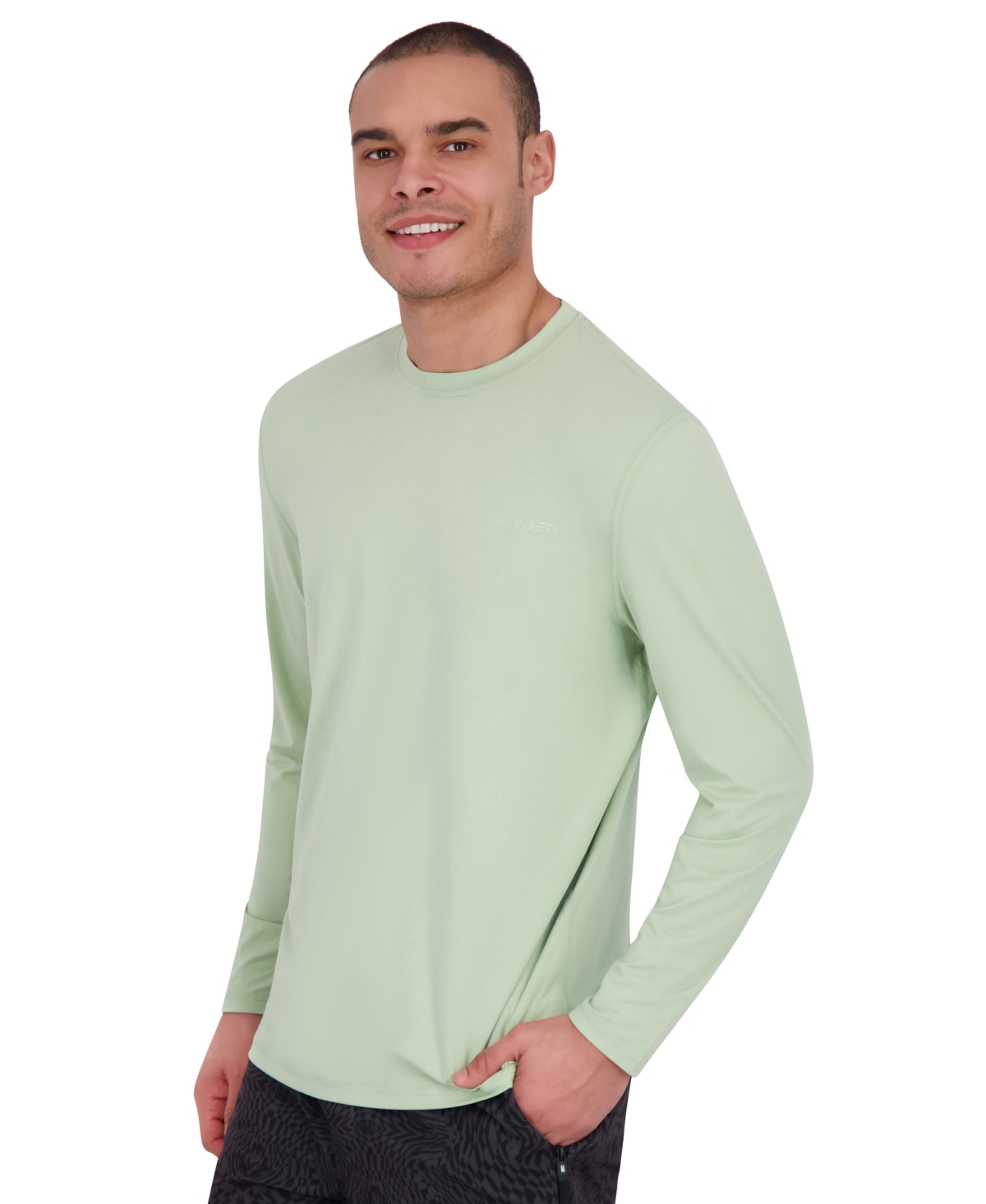Spyder Men's Long-Sleeve Crewneck Rashguard