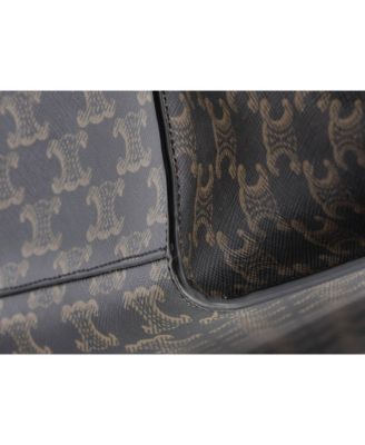 Horizontal Logo Cabas Tote Triomphe Coated Canvas