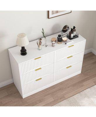 5 Drawer Classic Dresser Multipurpose Cabinet for Kids Room Home Furniture With Spacious Drawers Easy Assembly.