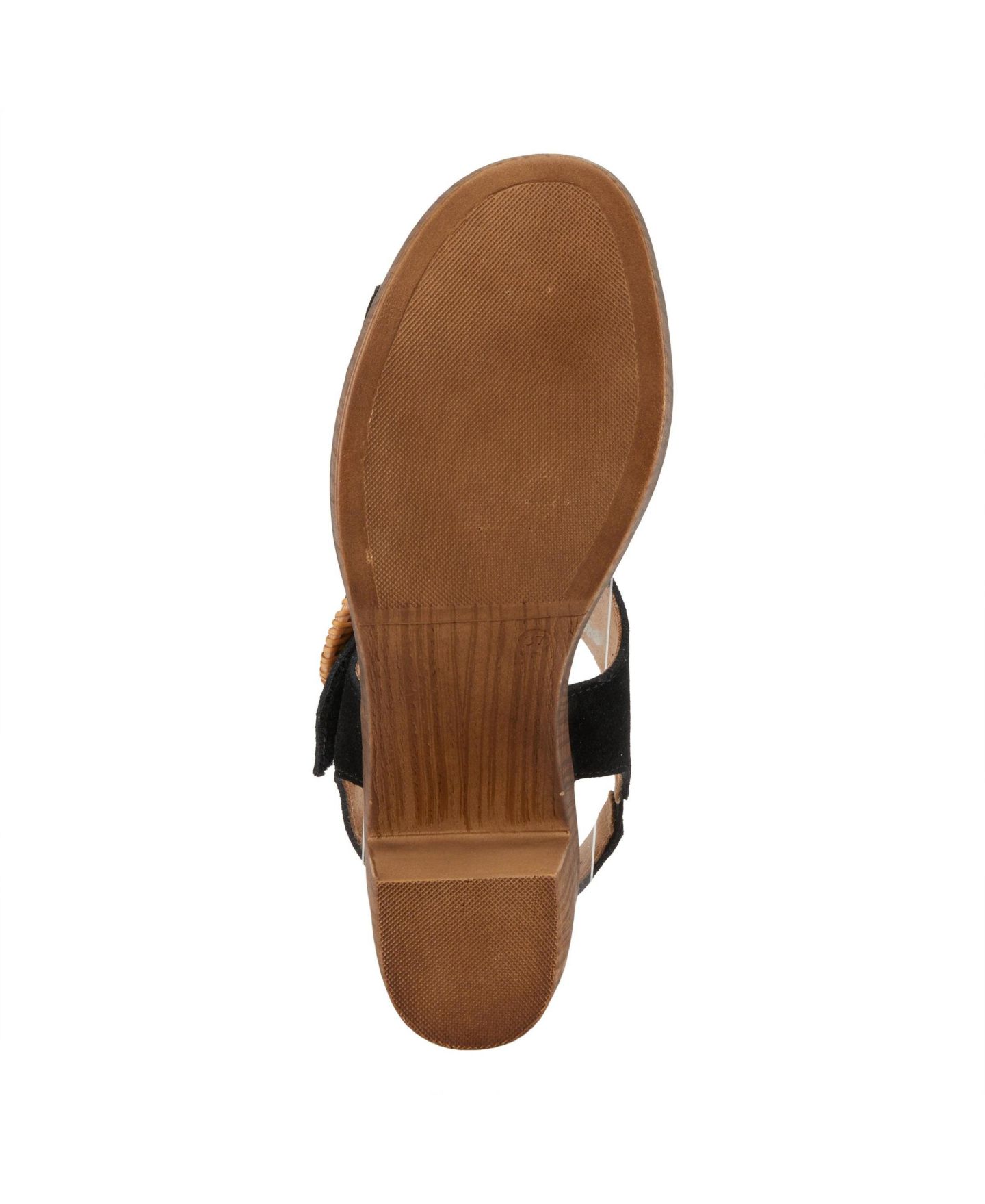 Женские сандалии Spring Step Gamona Ankle Strap with Buckle Closure, цвет: Чёрный замшевый — фото 5