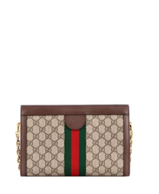 Small Ophidia Chain Shoulder Bag GG Coated Canvas