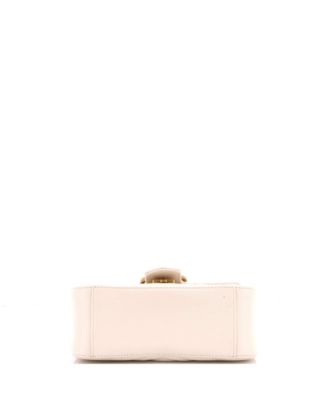 Mini GG Marmont Top Handle Flap Bag Matelasse Leather