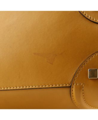 Micro Bicolor Luggage Bag Leather