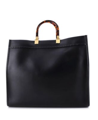 Large Sunshine Shopper Tote Leather