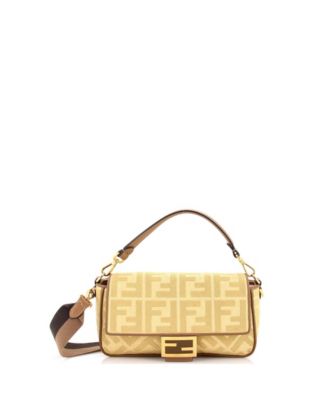 Medium Baguette NM Bag Zucca Embroidered Canvas