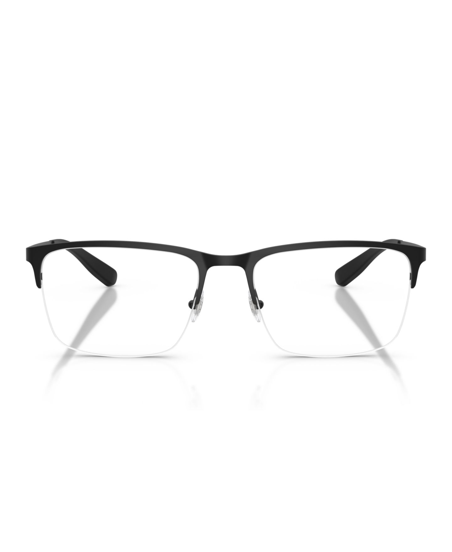 Мужские очки Brooks Brothers Man Rectangle Metal BB1126 Eyeglasses, цвет: Чёрный — фото 2