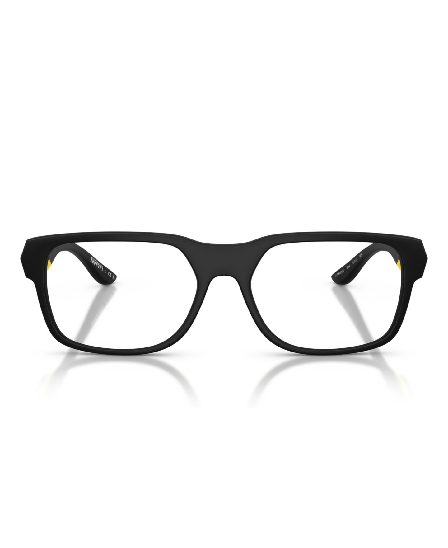 Мужские очки Scuderia Ferrari Man Irregular Plastic FZ8030U Eyeglasses, цвет: Чёрный матовый — фото 2