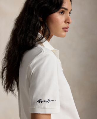 Men's Yankees Logo Mesh Polo Shirt