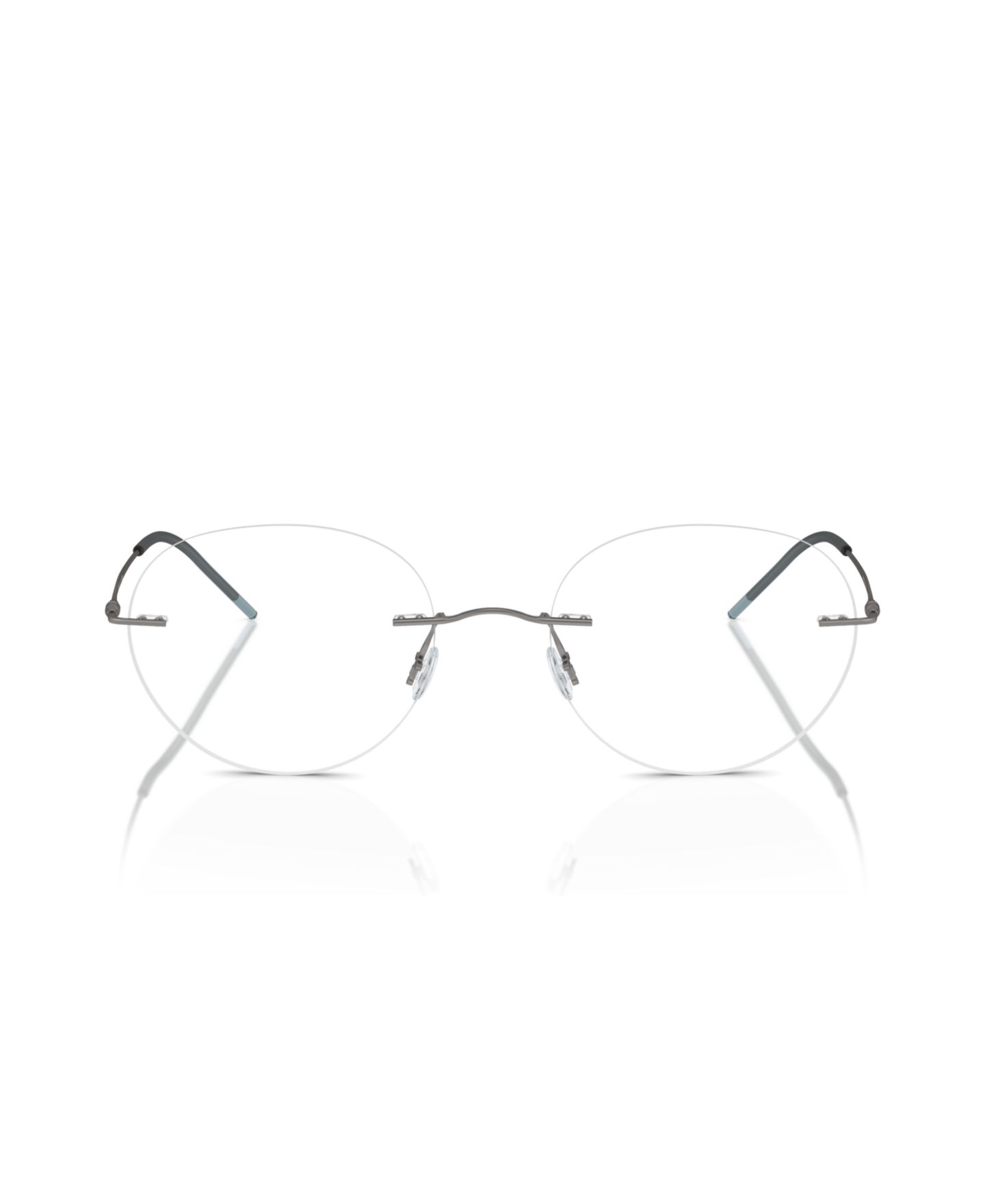 Мужские очки Giorgio Armani Man Panthos Metal AR5147 Eyeglasses, цвет: Графитовый — фото 4