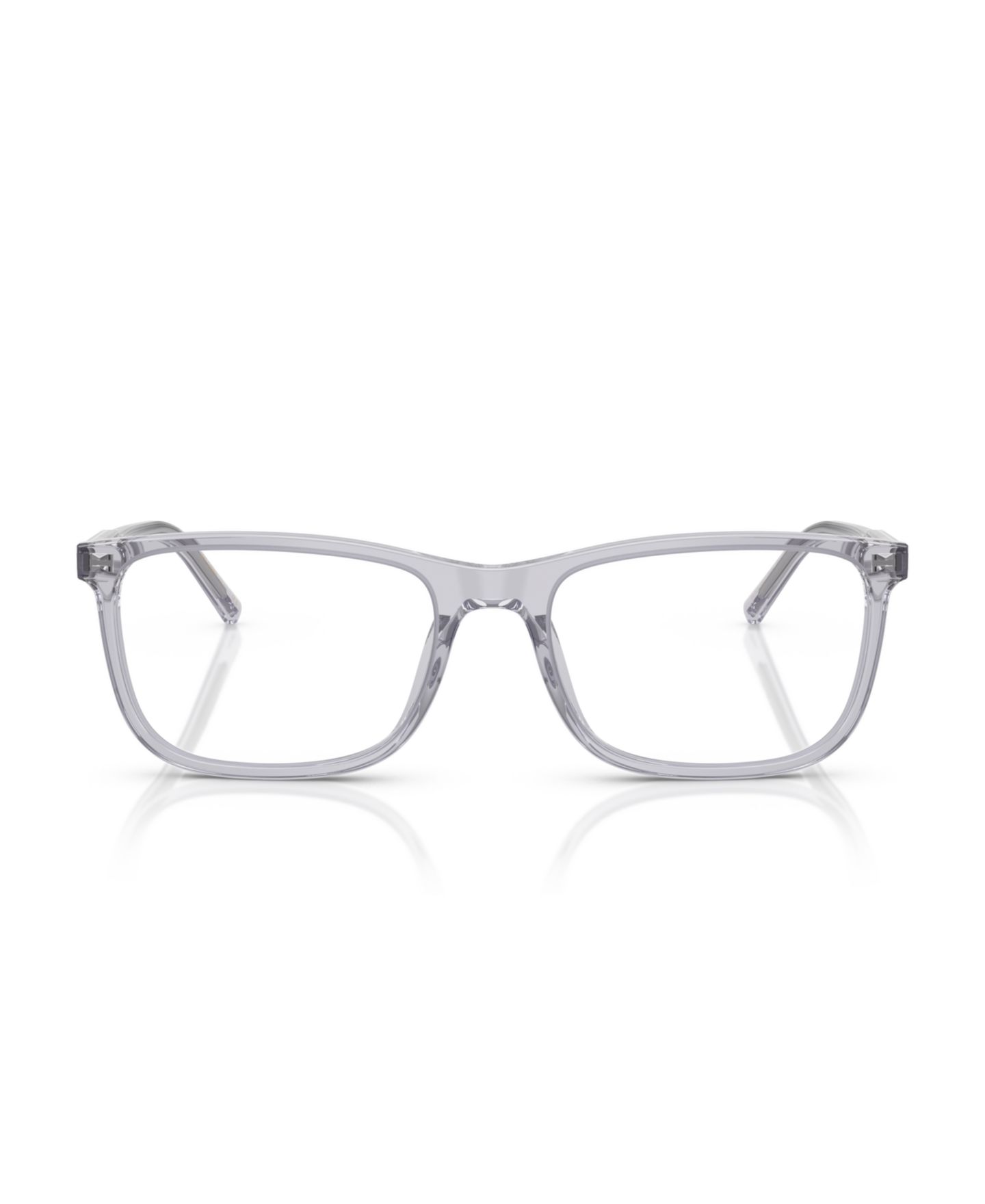 Мужские очки Dolce&Gabbana Man Rectangle Plastic DG3427 Eyeglasses, цвет: Прозрачный серый — фото 4