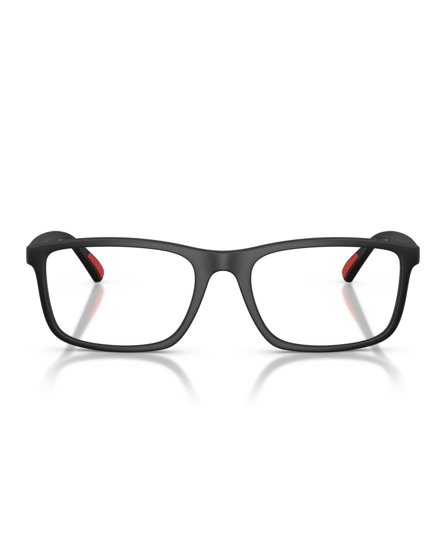 Мужские очки Polo Ralph Lauren Man Rectangle Plastic PH2291U Eyeglasses, цвет: Матовый чёрный — фото 4