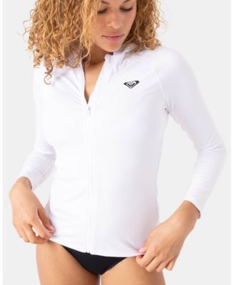 Women's New Essentials Chest-Logo Hooded Rashguard