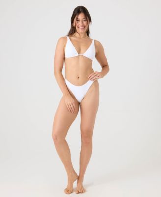 Juniors' Haliewa Built-Up Triangle Bikini Top