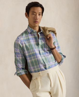 Men's Long-Sleeve Oxford Shirt