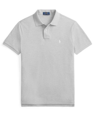 Men's Custom Slim-Fit  Mesh Polo Shirt