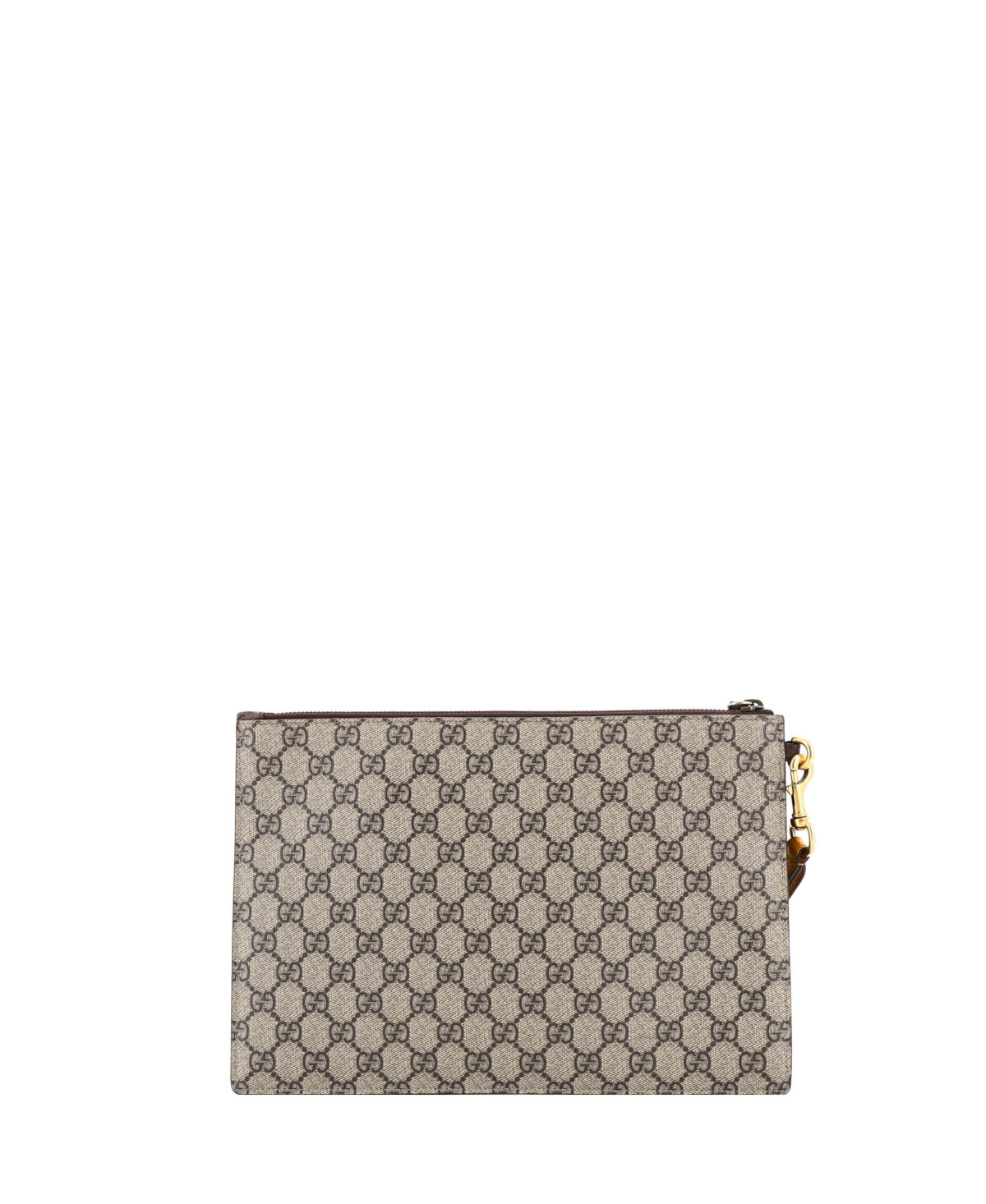 Pre-Owned Gucci Neo Vintage Wristlet Pouch Gg Coated Canvas