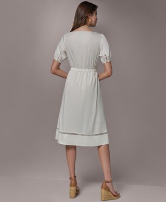 Women's Short-Sleeve A-Line Dress