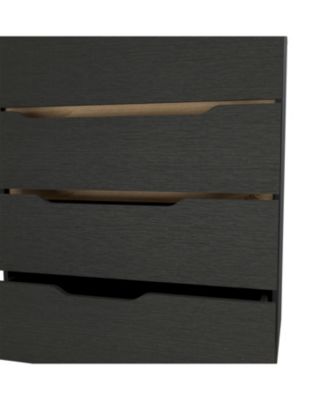 5 Drawer Modern Dresser Organizer Cabinet for Nursery Home Furniture with Spacious Drawers Easy Assembly Durable B