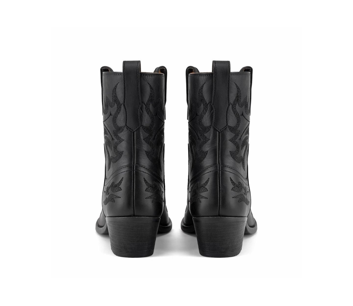 Женские ботинки Forastero Western Leather Booties, цвет: Чёрный — фото 3