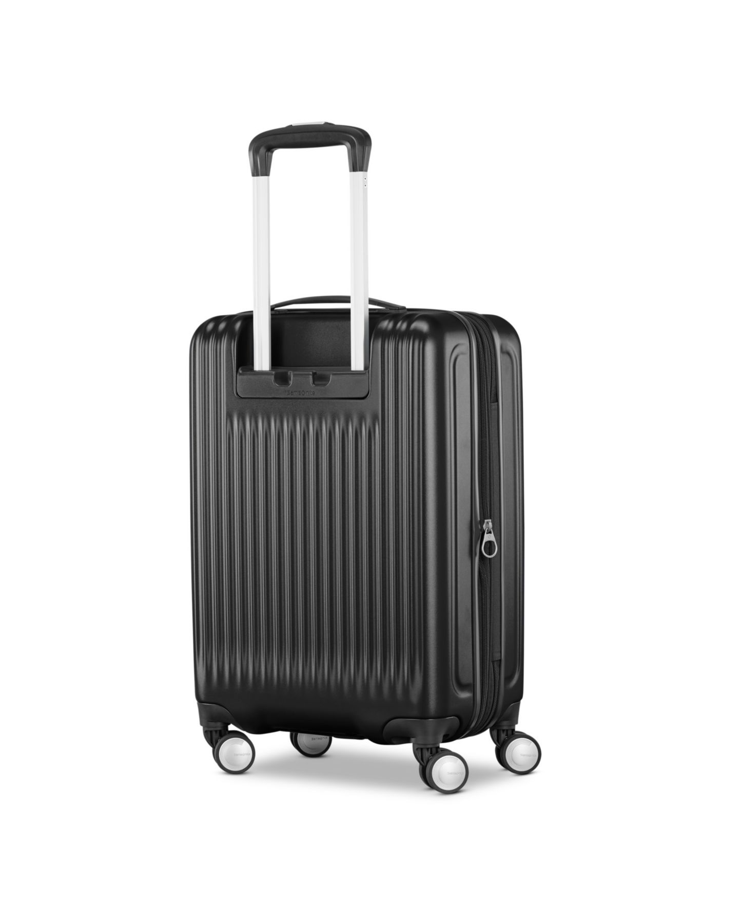 Чемодан Samsonite Opto 4 Small Carry-On Spinner, цвет: Асфальтовый чёрный — фото 4