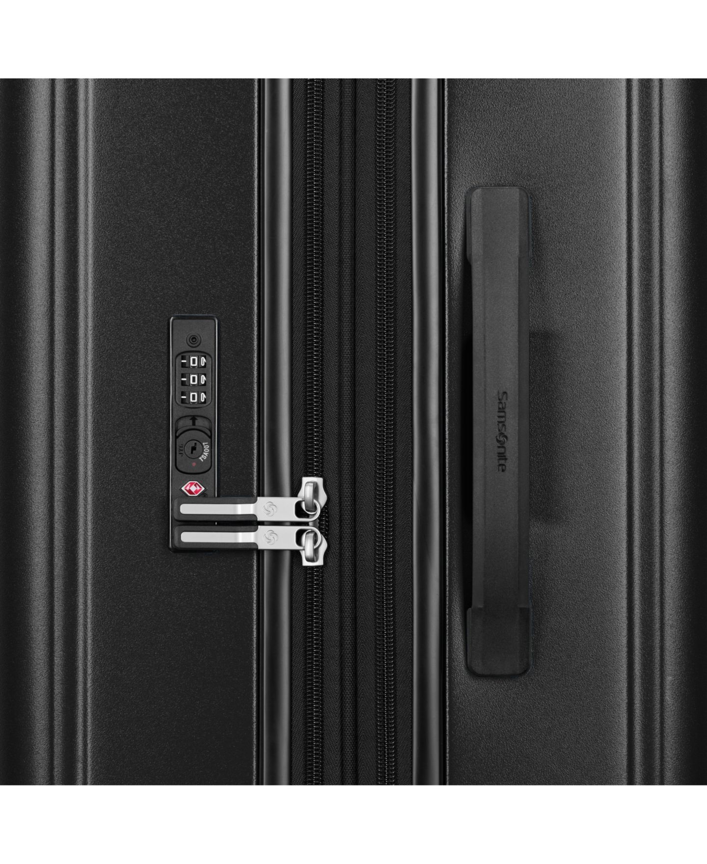 Сумка Samsonite Opto 4 Large Spinner, цвет: Асфальтовый чёрный — фото 6