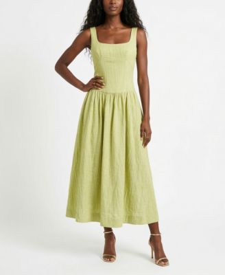 sachin and babi light blue dress ASTR the Label Women's Square Neck Drop-Waist Maxi Dress main image 1