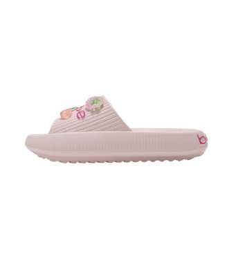 Little Girls EVA Slide – Lightweight Comfy Slide Sandals with Fruit Charms
