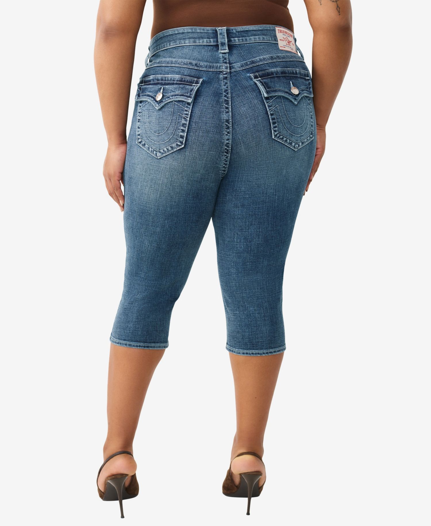 Plus Size Jennie Skinny Mid-Rise Capri Pants