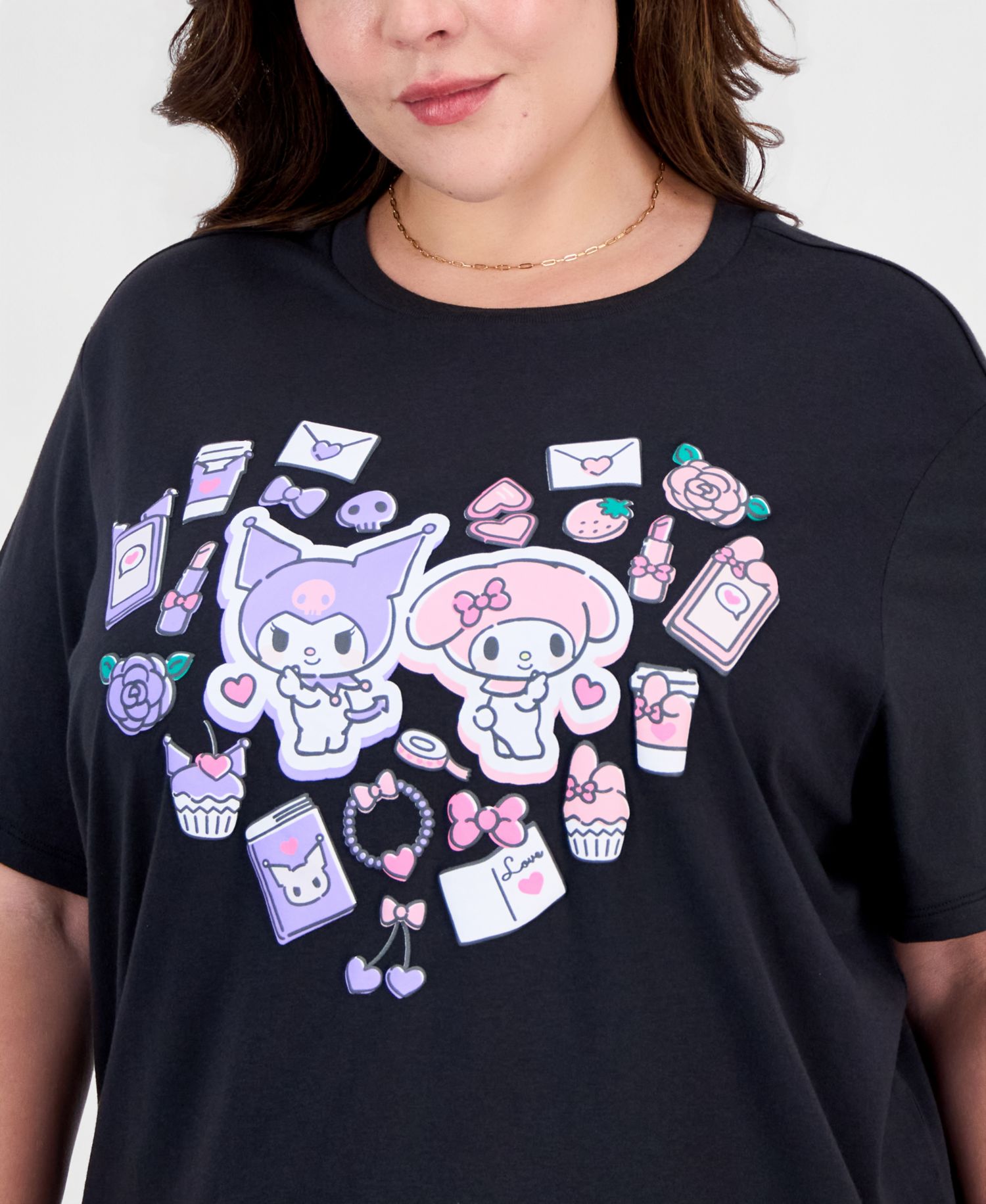 Plus Size Kuromi Graphic Y2K T-Shirt