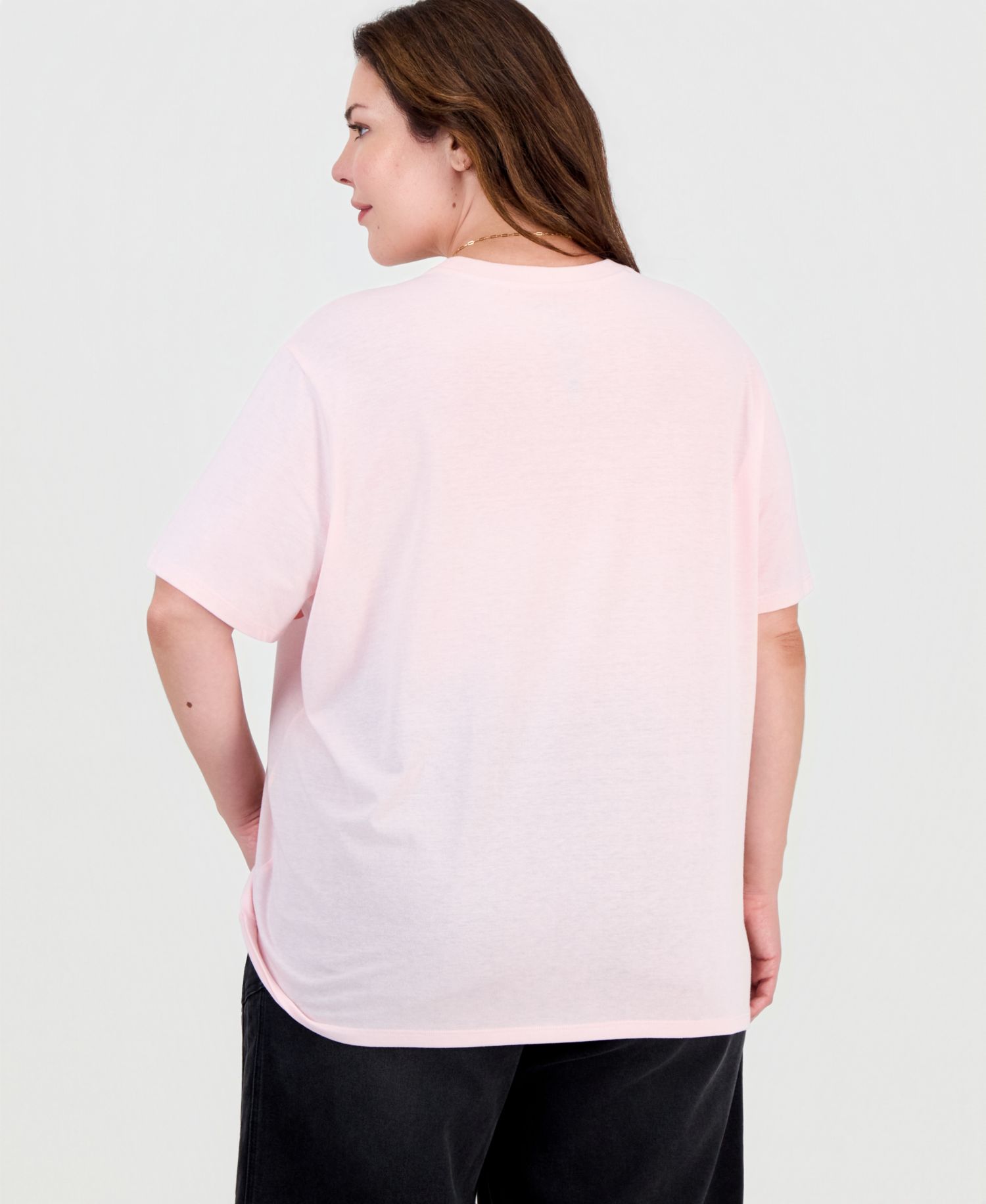 Trendy Plus Size Hello Kitty Bow Graphic Print T-Shirt