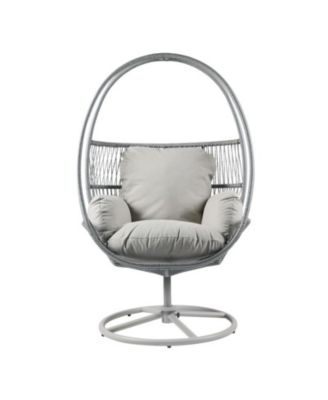 Outdoor Wicker Swivel Lounge Chair