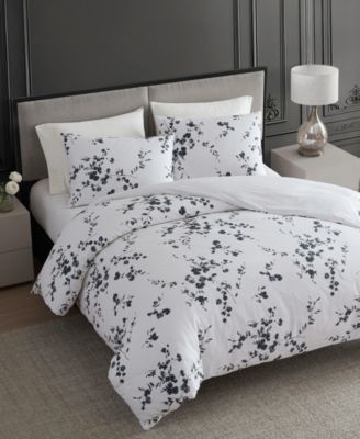 Noir Bouquet Cotton 3-Pc. Comforter Set, King