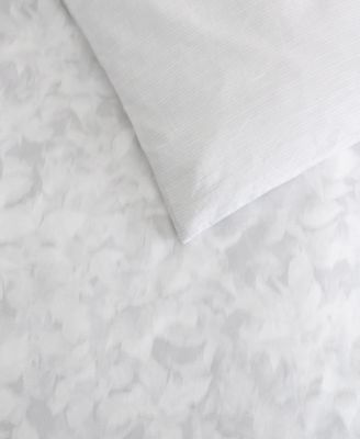 Nebulous Flower Cotton 3-Pc. Duvet Cover Set, King