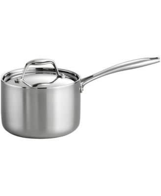Signature 2-Quart Tri-Ply Clad Stainless Steel Sauce Pan with Lid