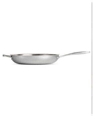 Signature Tri-Ply Clad Stainless Steel 12-Inch Large Frying Pan with Helper Handle