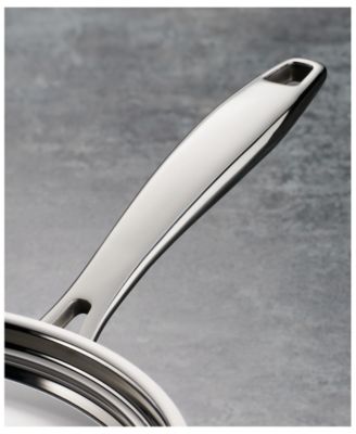 Signature 3-Quart Tri-Ply Clad Stainless Steel Saute Pan with Lid