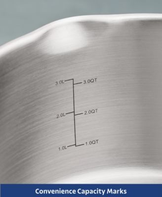 Tempo Tri-Ply Base Stainless Steel 5-Quart Dutch Oven Pot with Glass Lid