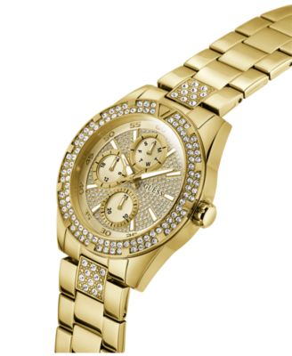 Men's Quartz Gold-Tone Stainless Steel Watch, 44mm