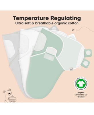 3pk Soothe Baby Swaddle, Organic Baby Swaddle Sleep Sacks, Newborn, Infant Swaddle Sack